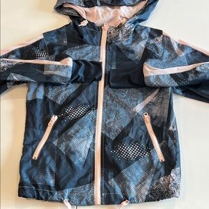 ZYIA Active -‎ Navy Blue and Pink, lightweight jacket, 10-11